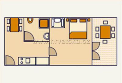 Apartamenty Mandre Damir